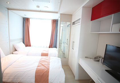 首尔汝矣岛Stay72酒店 标准双床房(Twin)
