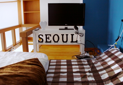Seoulian复式公寓民宿(弘大 1) 家庭房(familyroom)